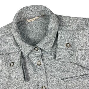 Soft Surroundings Fleece Sweater Women’s 3X Willow Shirt Jacket Full Button Up